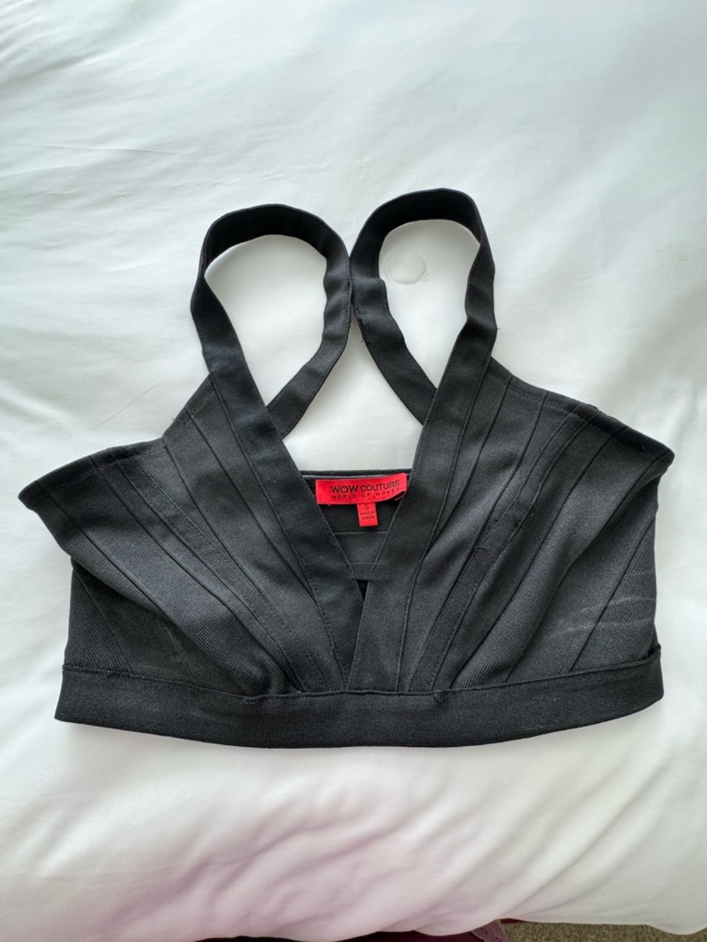 Wow Couture Black Stretch Bralette